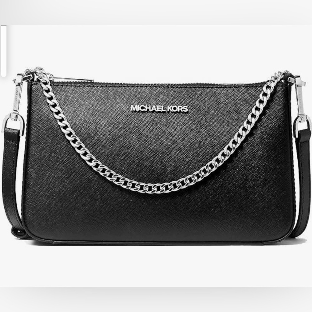 MICHAEL Michael Kors medium Jet set crossbody black